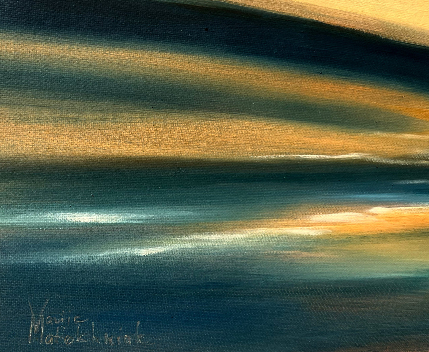 Original Painting "Golden Sky" 